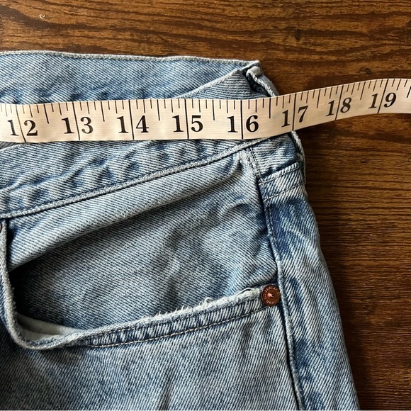 citizens of humanity Neve Low Slung Relaxed in Bowie Raw Hem Size 29 Cotton - Picture 10 of 12